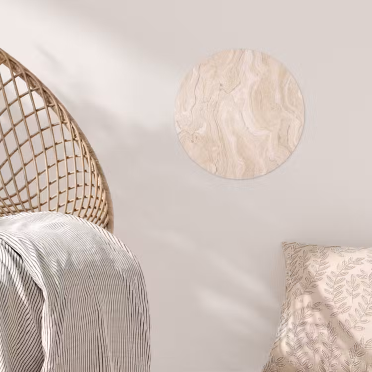 Behangcirkel - Marmer - Patroon - Beige - Steen - Abstract — 5