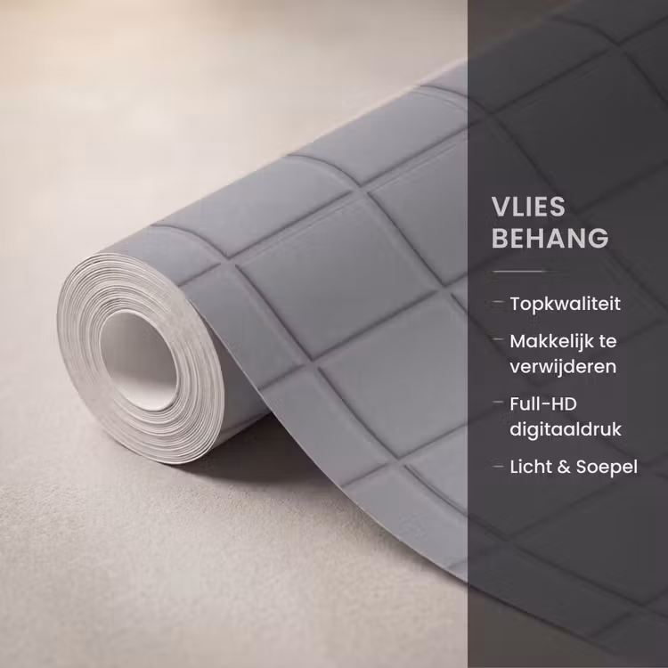 Behang - Modern - Patroon - Grijs — 3