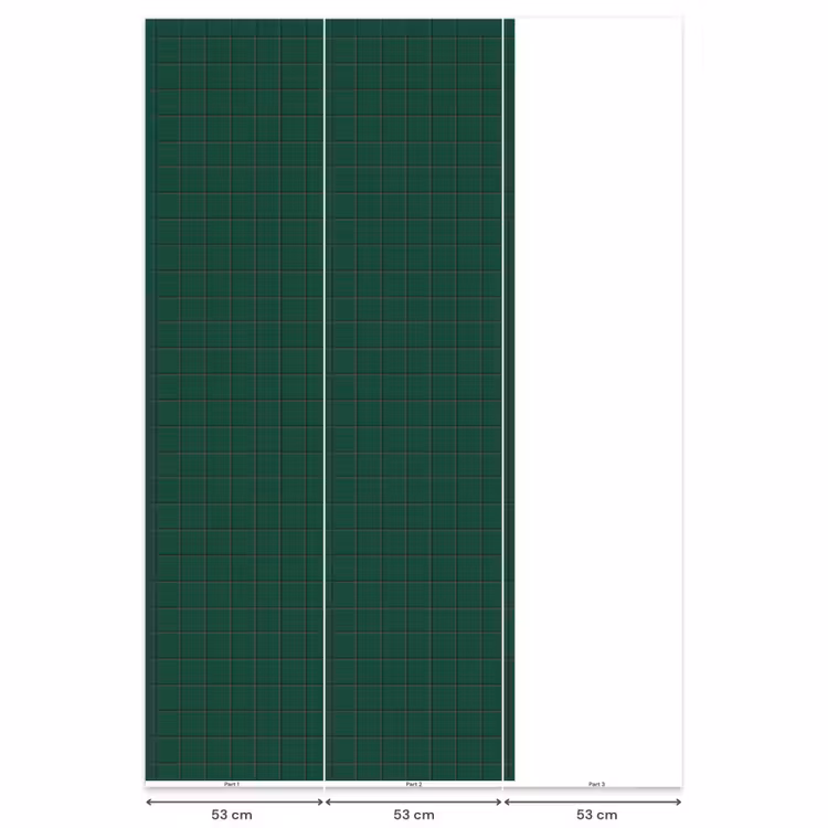 Behang - Patroon - Tegels - Dennen - Groen — 6