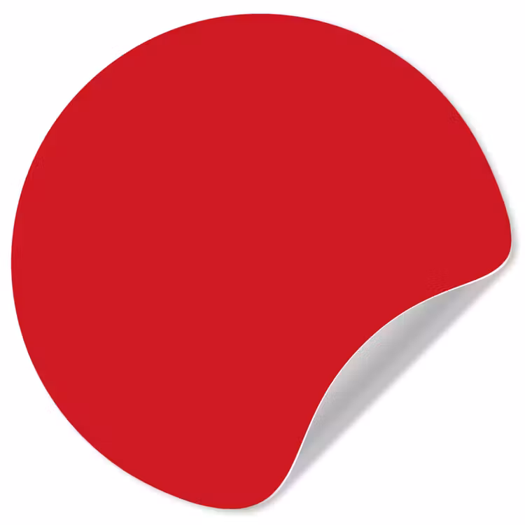 Behangcirkel - Crimson - Velvet - Rood — 1