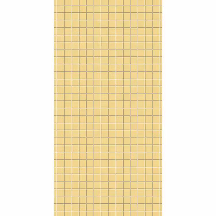 Behang - Patroon - Tegels - Geel — 2