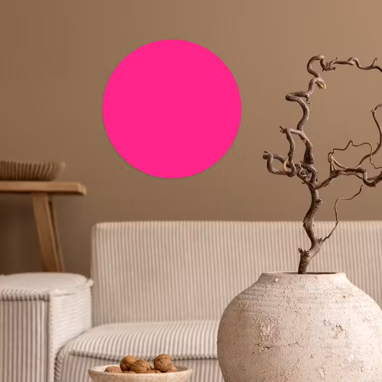 Behangcirkel - Hot - Fuchsia - Roze — 2