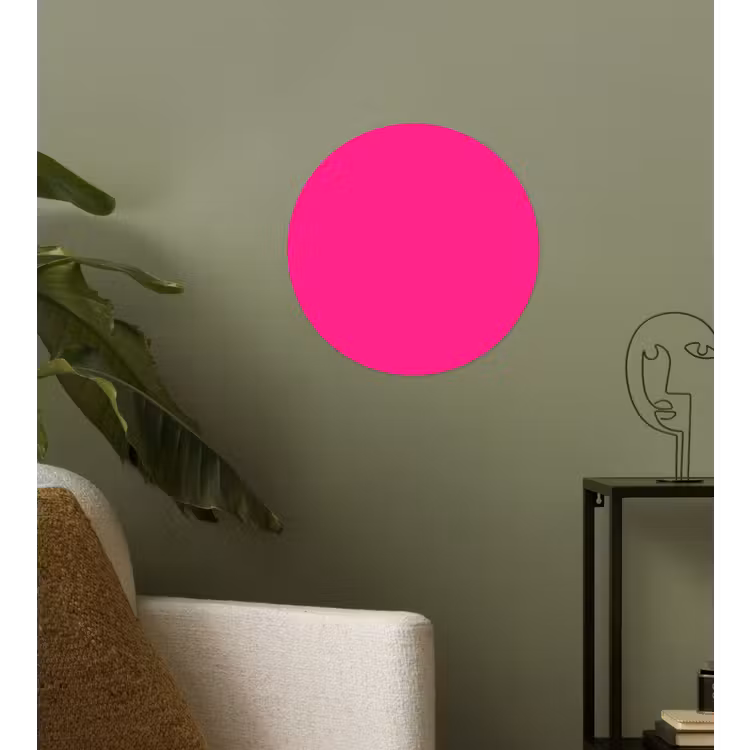 Behangcirkel - Hot - Fuchsia - Roze — 3