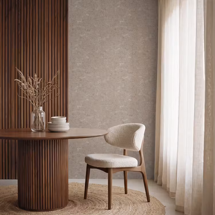 Behang - Patroon - Kalksteen - Beige — 4