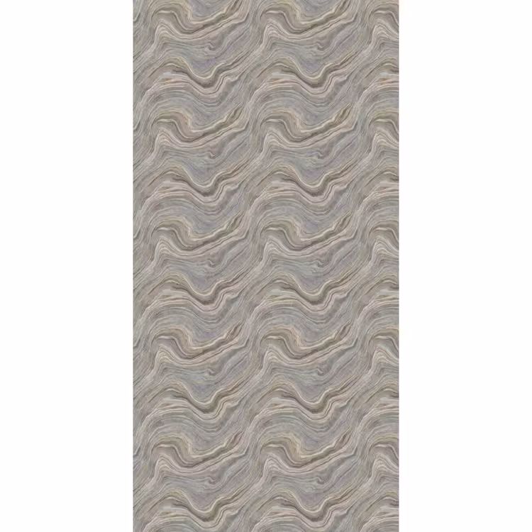 Behang - Patroon - Sereen - Paars - Groen — 2