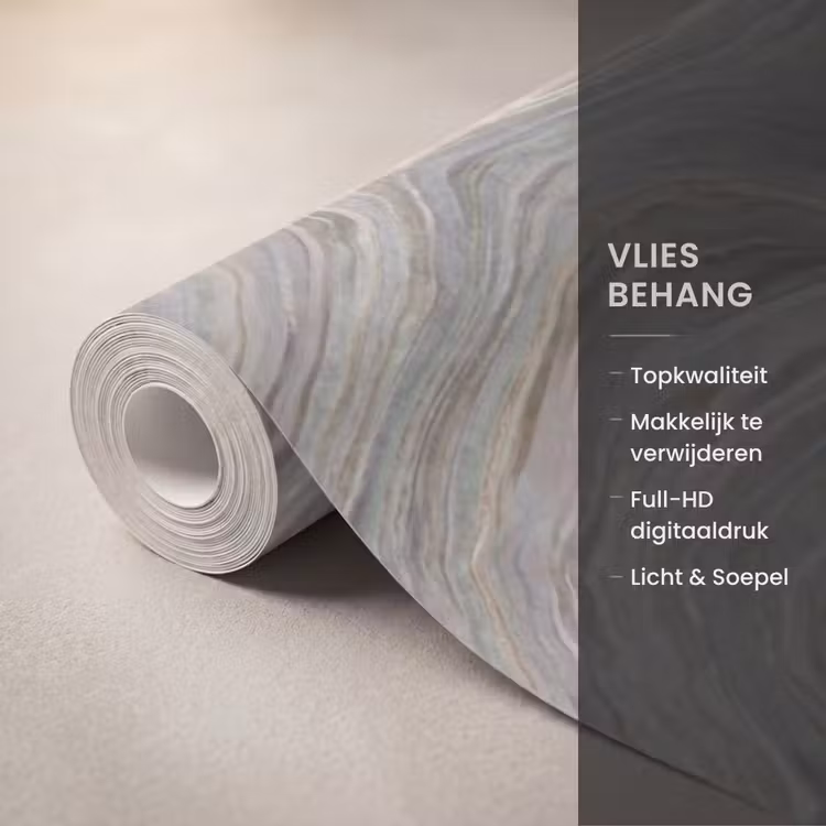 Behang - Patroon - Sereen - Paars - Groen — 3