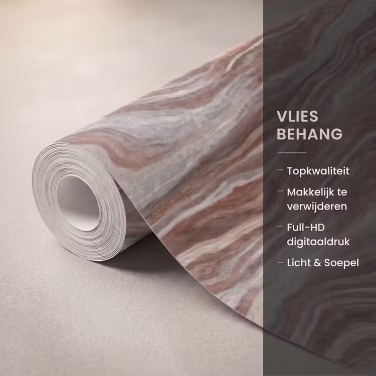 Behang - Patroon - Zandsteen - Travertijn — 3