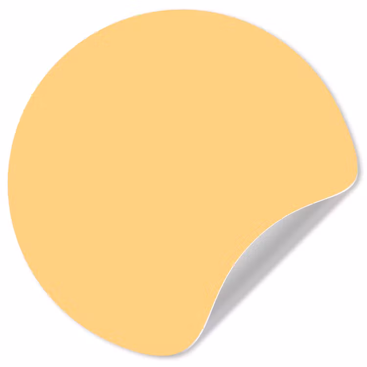 Behangcirkel - Apricot - Ice - Oranje — 1