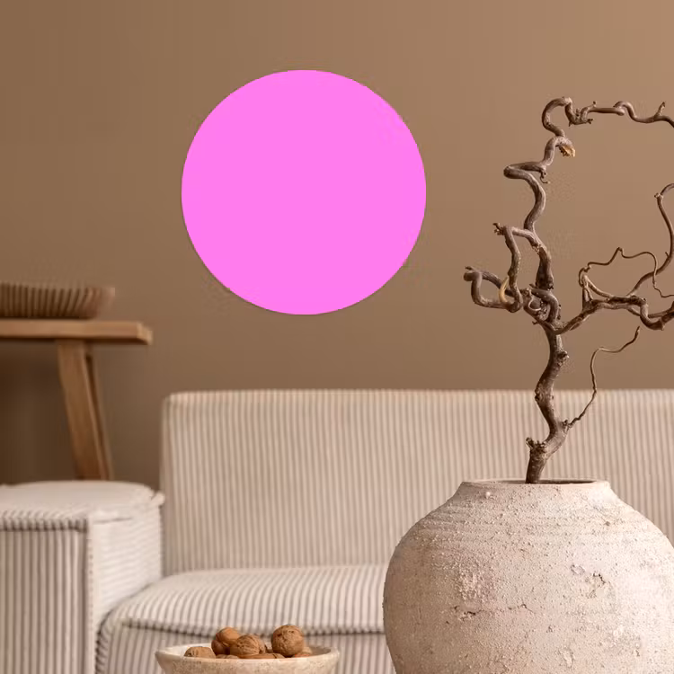 Behangcirkel - Bright - Orchid - Roze — 2