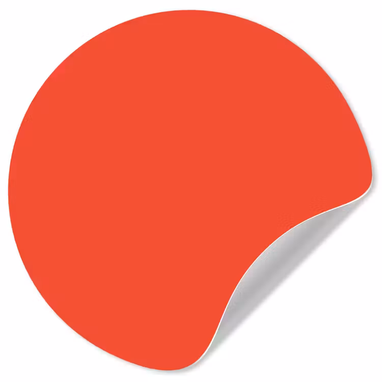 Behangcirkel - Burnt - Coral - Oranje — 1