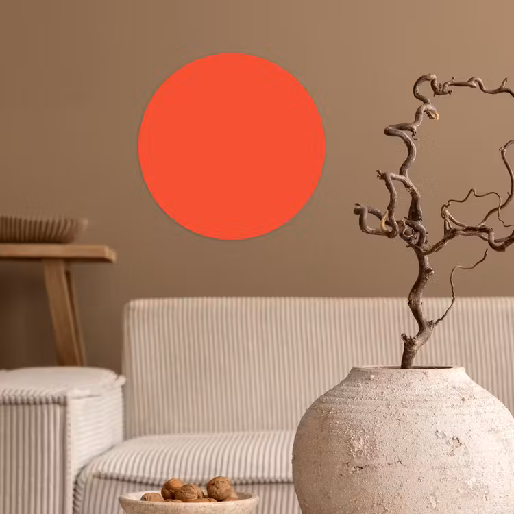 Behangcirkel - Burnt - Coral - Oranje — 2