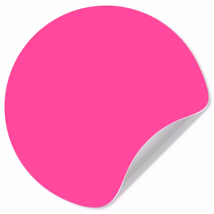 Behangcirkel - Electric - Magenta - Roze — 1