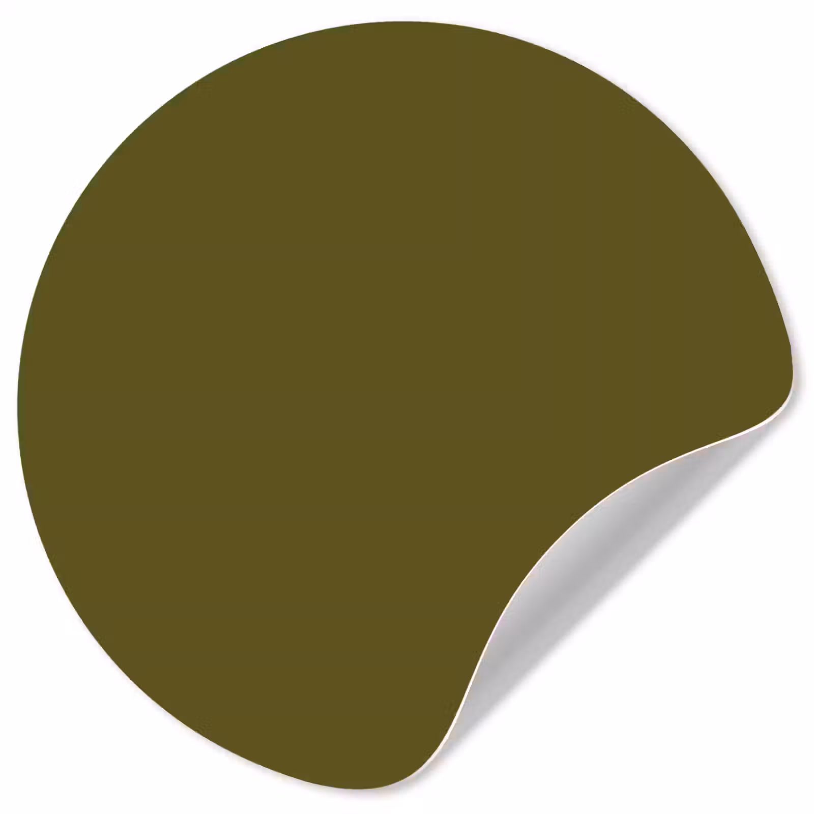Behangcirkel - Dark - Olive - Groen — 1