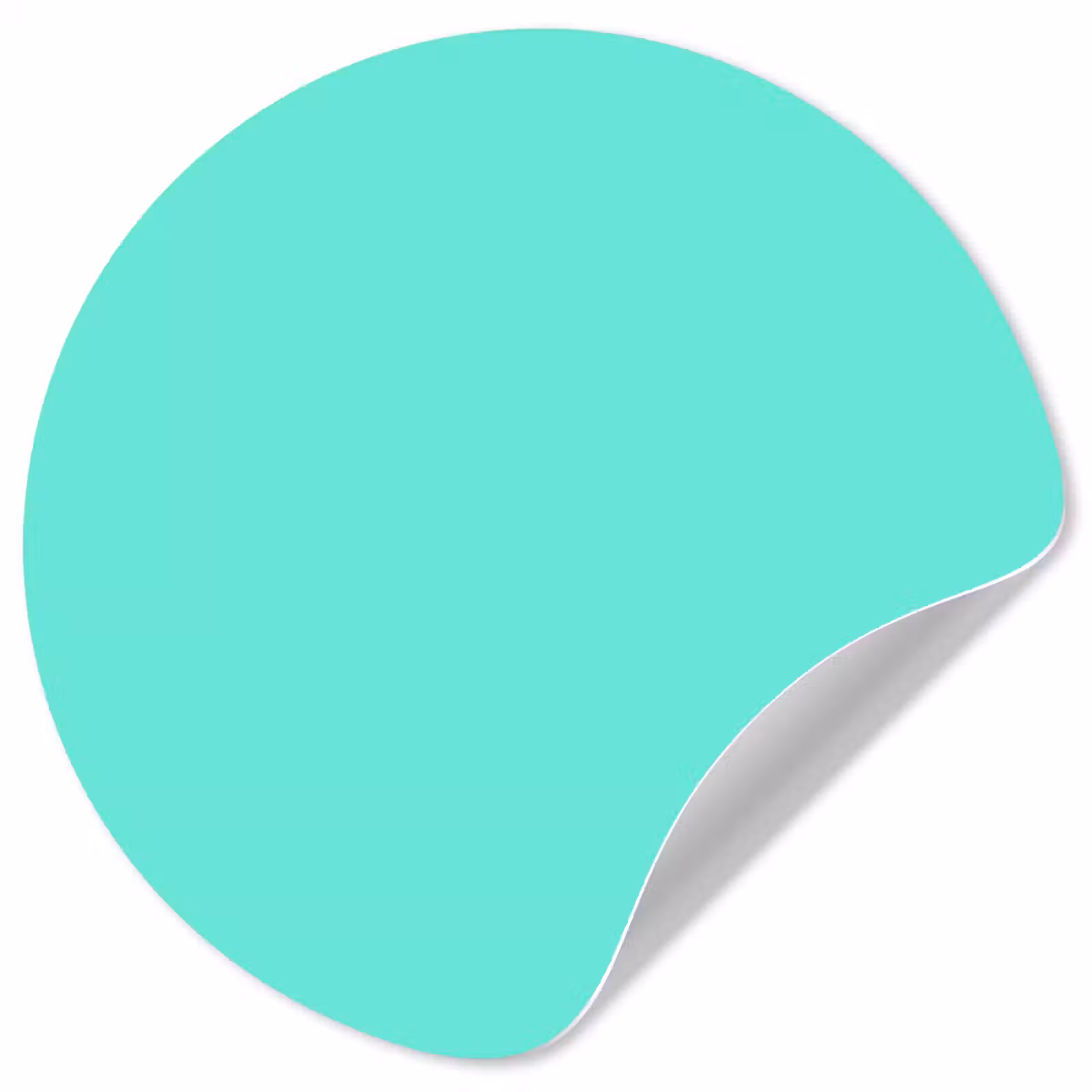 Behangcirkel - Electric - Cyan - Turkoois — 1