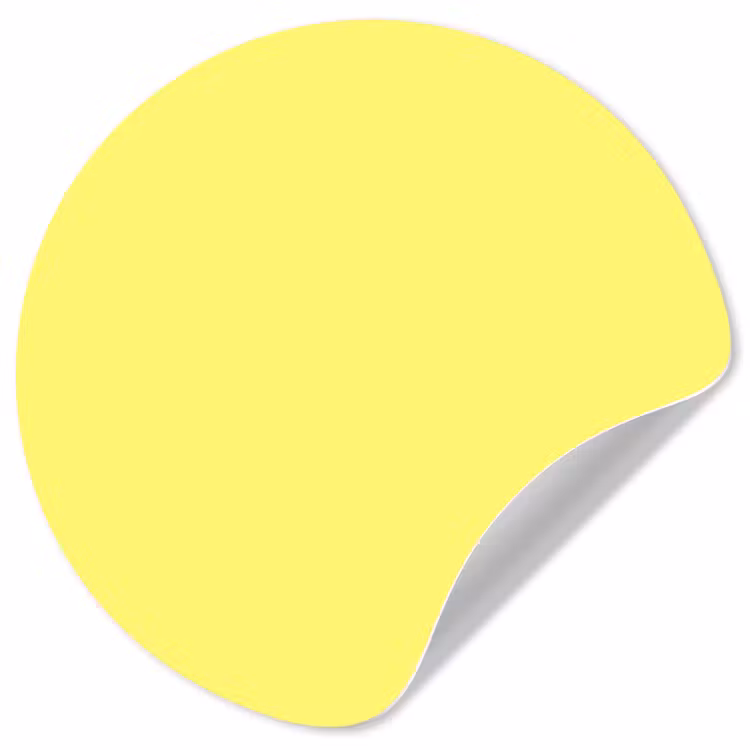 Behangcirkel - Buttery - Beige - Geel — 1