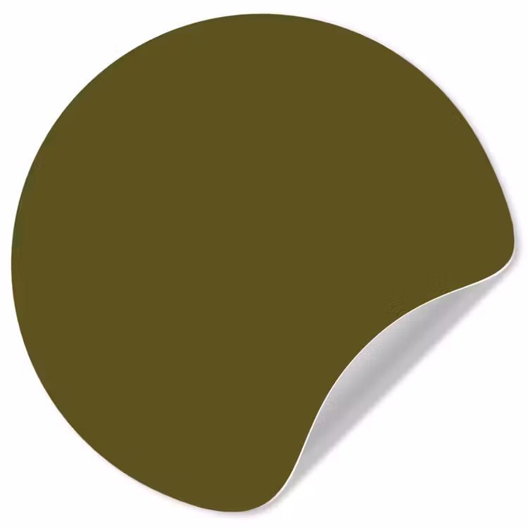 Behangcirkel - Dark - Olive - Groen — 1