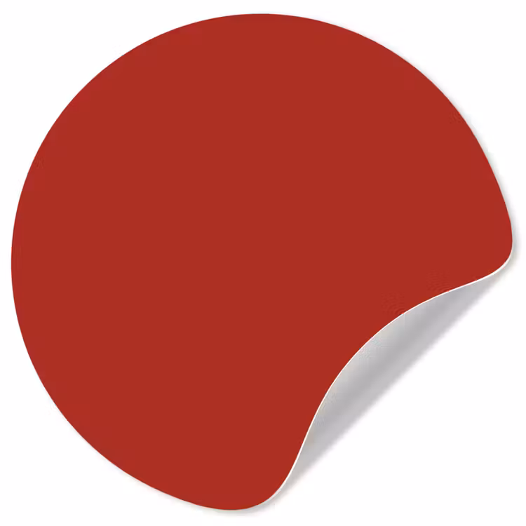 Behangcirkel - Deep - Crimson - Rood — 1