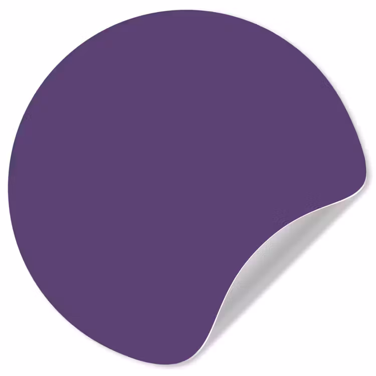 Behangcirkel - Deep - Plum - Paars — 1