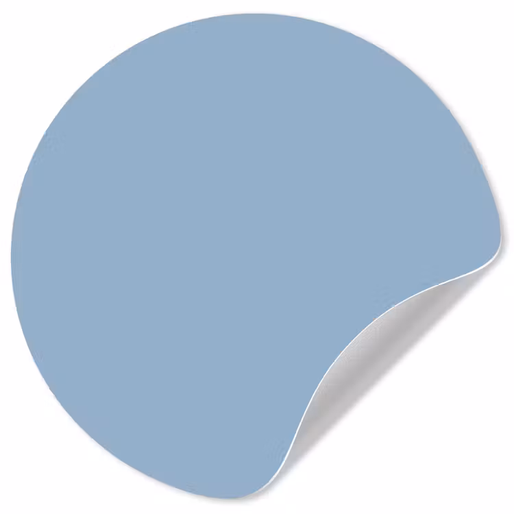 Behangcirkel - Dusty - Denim - Blauw — 1