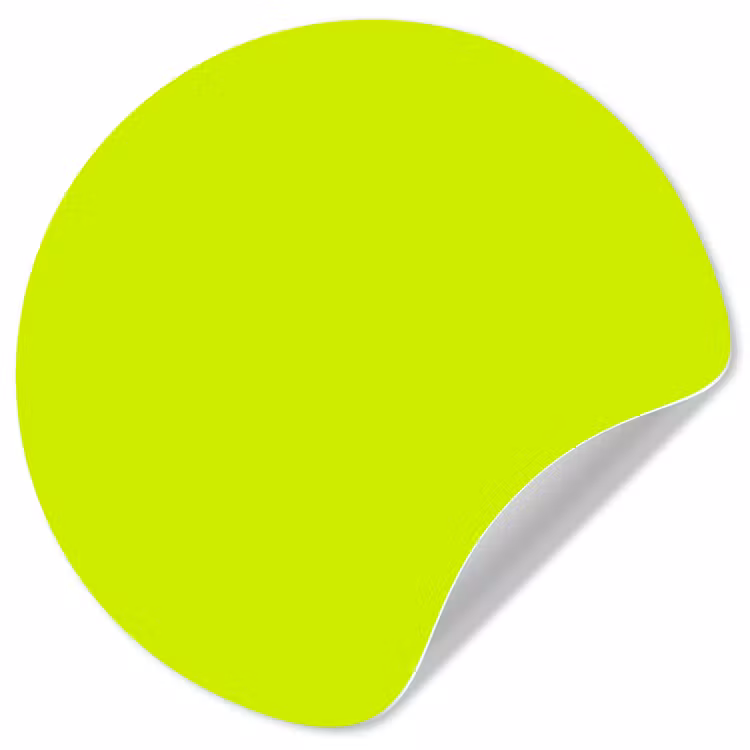 Behangcirkel - Electric - Lemon - Geel — 1