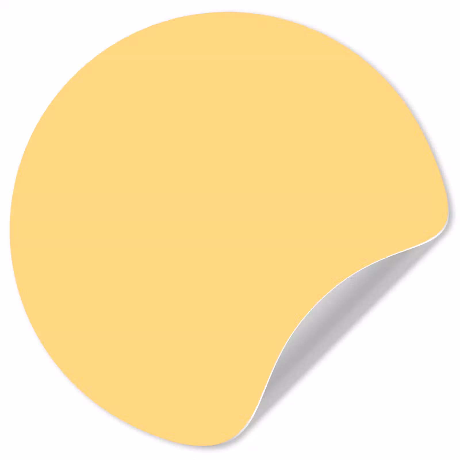 Behangcirkel - Butter - Geel - Yellow — 1
