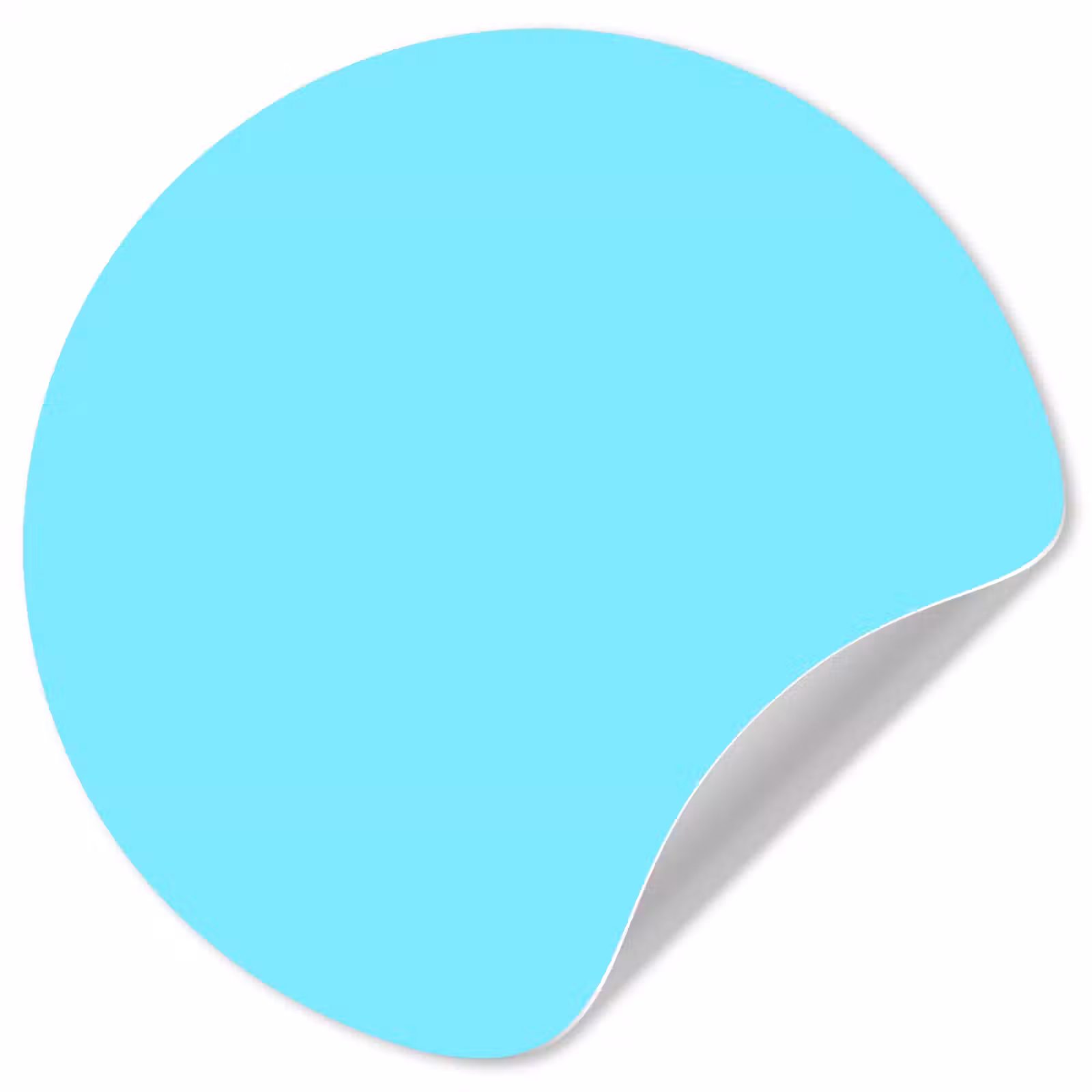 Behangcirkel - Electric - Cyan - Blauw — 1