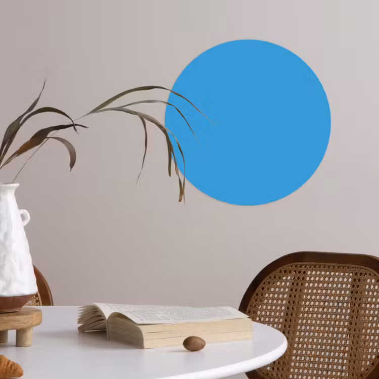 Behangcirkel - Cerulean - Breeze - Blauw — 4