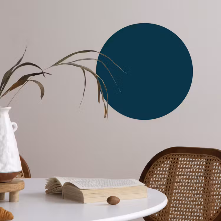 Behangcirkel - Dark - Indigo - Blauw — 4