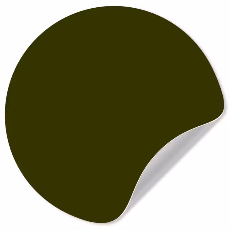 Behangcirkel - Dark - Olive - Groen — 1