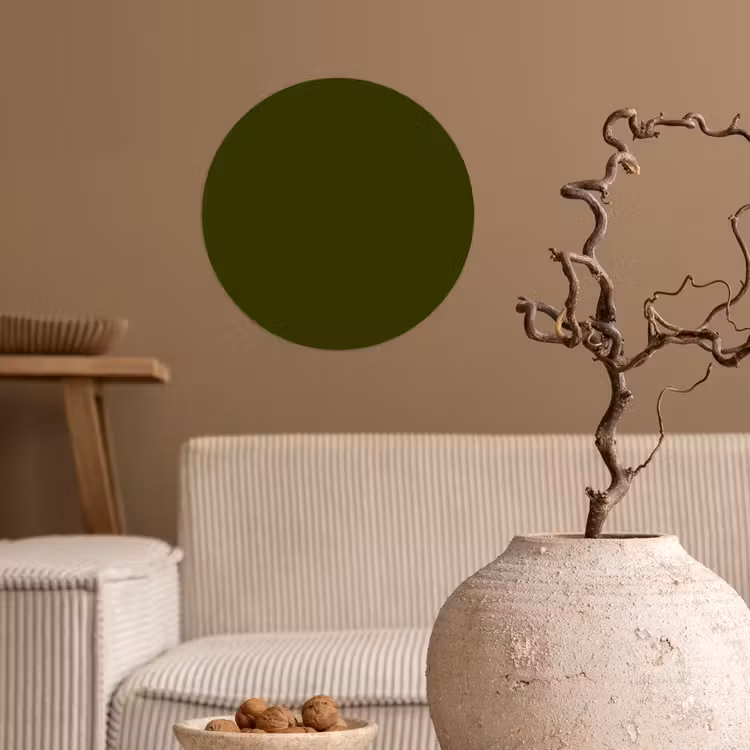 Behangcirkel - Dark - Olive - Groen — 2