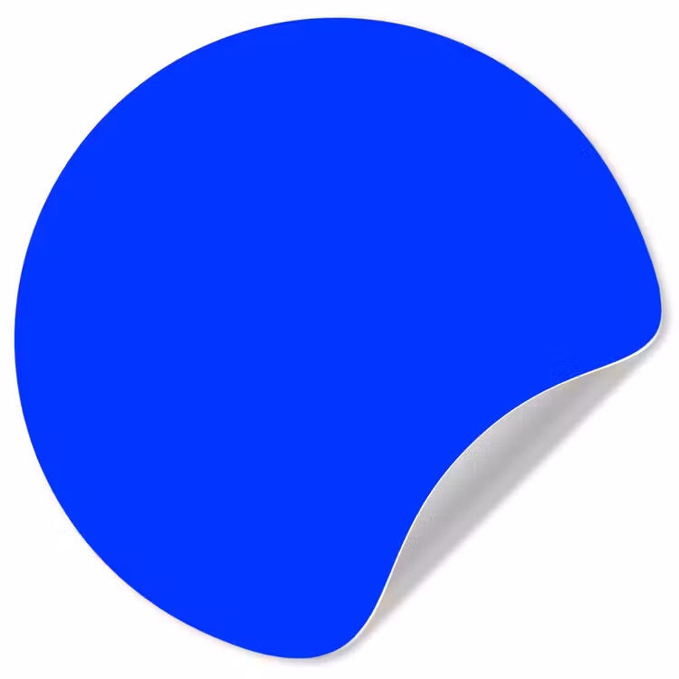 Behangcirkel - Electric - Blue - Blauw — 1