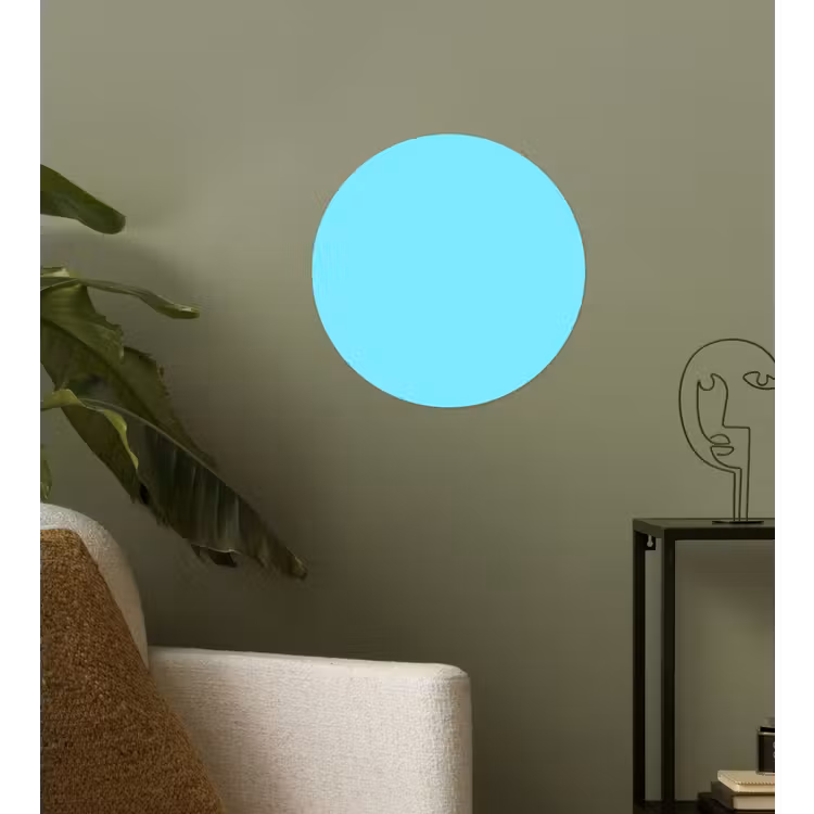 Behangcirkel - Electric - Cyan - Blauw — 3