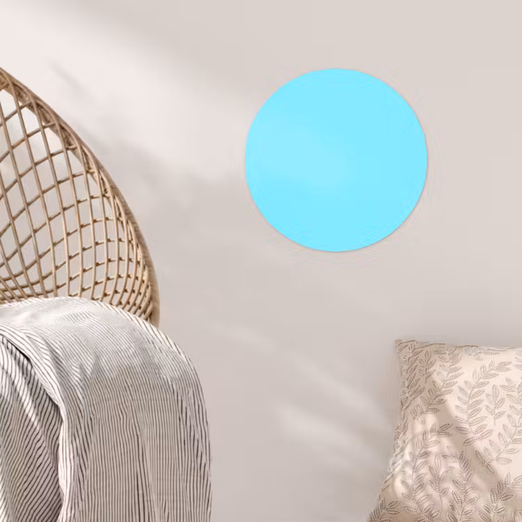 Behangcirkel - Electric - Cyan - Blauw — 5