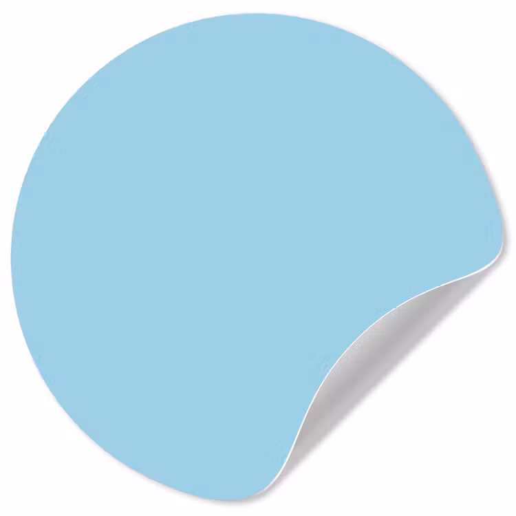 Behangcirkel - Ice - Blue - Blauw — 1
