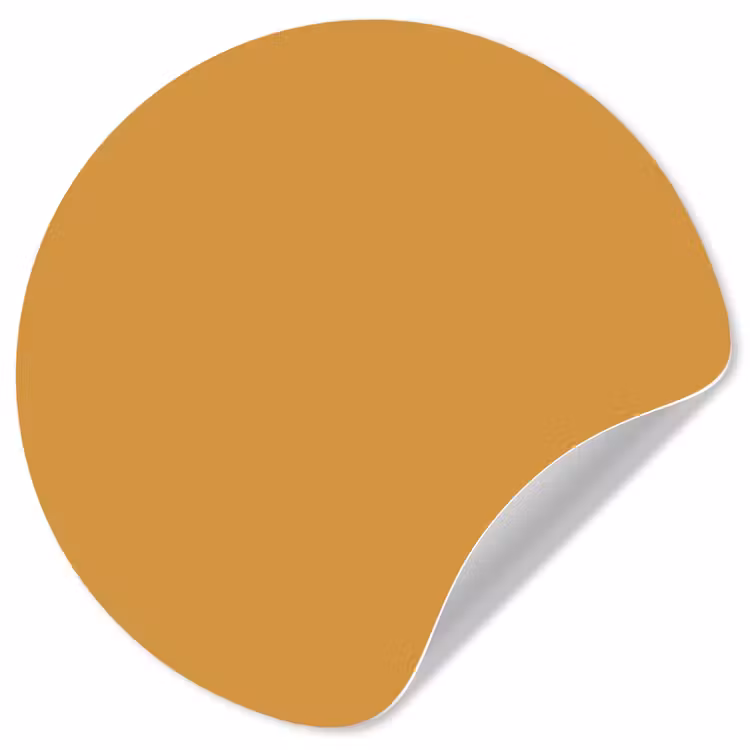 Behangcirkel - Autumn - Mustard - Geel — 1