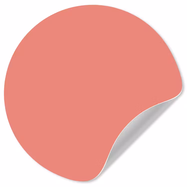 Behangcirkel - Coral - Reef - Rood — 1