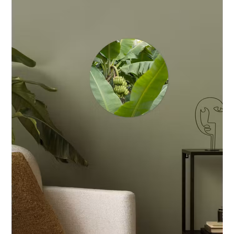 Behangcirkel - Eten - Bananen - Plantage - Groen — 3