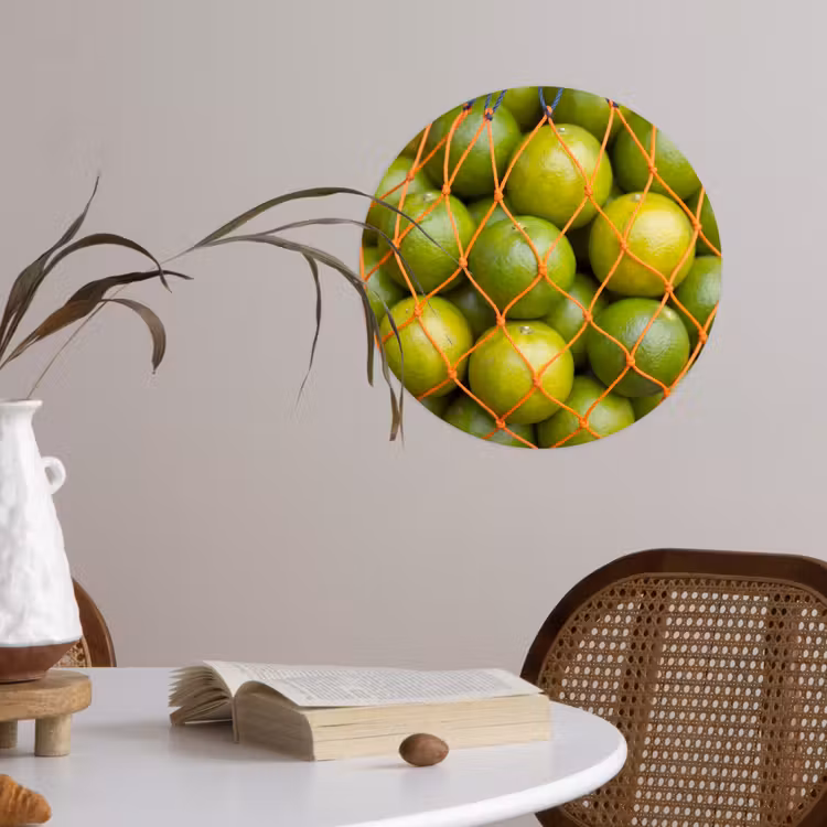 Behangcirkel - Eten - Net - Groen - Markt — 4