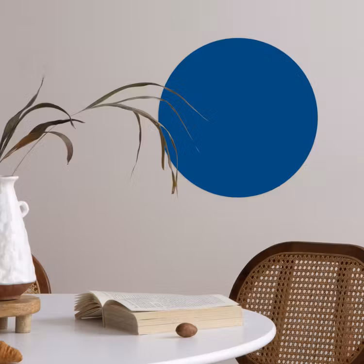 Behangcirkel - Free - Groove - Blauw — 4