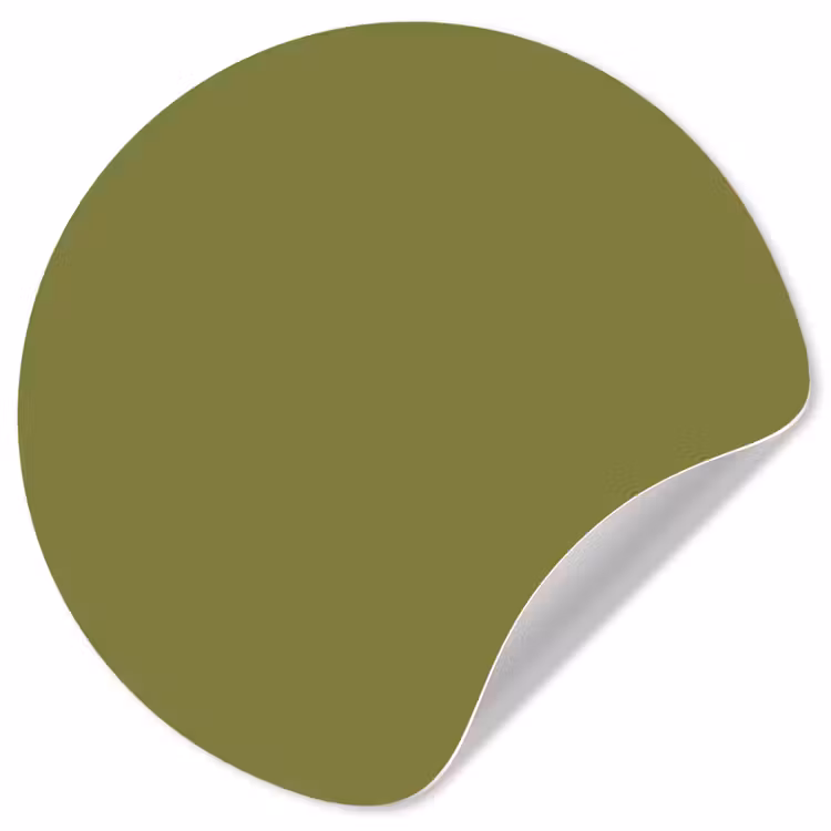 Behangcirkel - Juniper - Groen - Organisch — 1