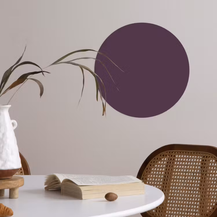 Behangcirkel - Midnight - Plum - Paars — 4