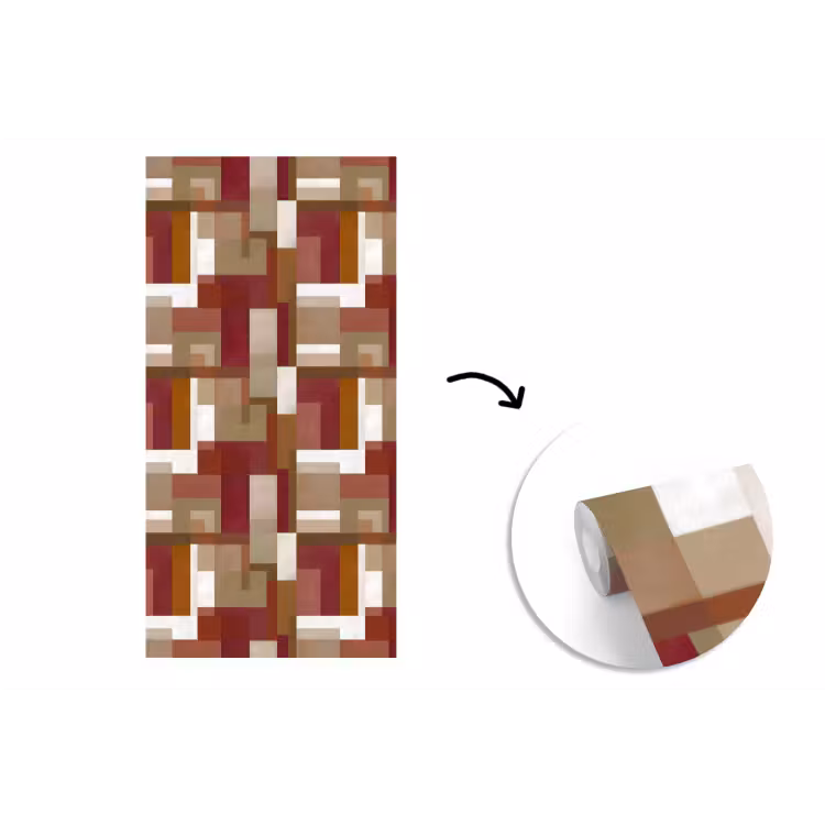 Behang - Modern - Geometrie - Kleurrijk — 1