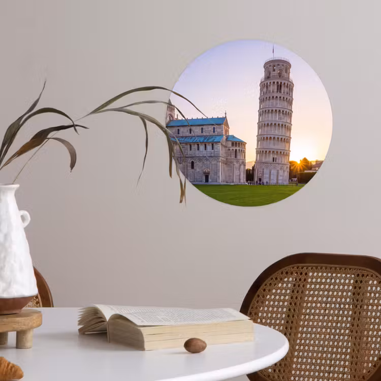 Behangcirkel - Architectuur - Toren - Pisa - Italië - Zonsondergang — 4