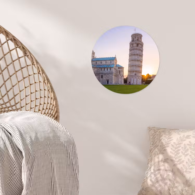 Behangcirkel - Architectuur - Toren - Pisa - Italië - Zonsondergang — 5