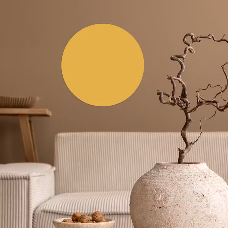 Behangcirkel - Joyful - Mustard - Geel — 2