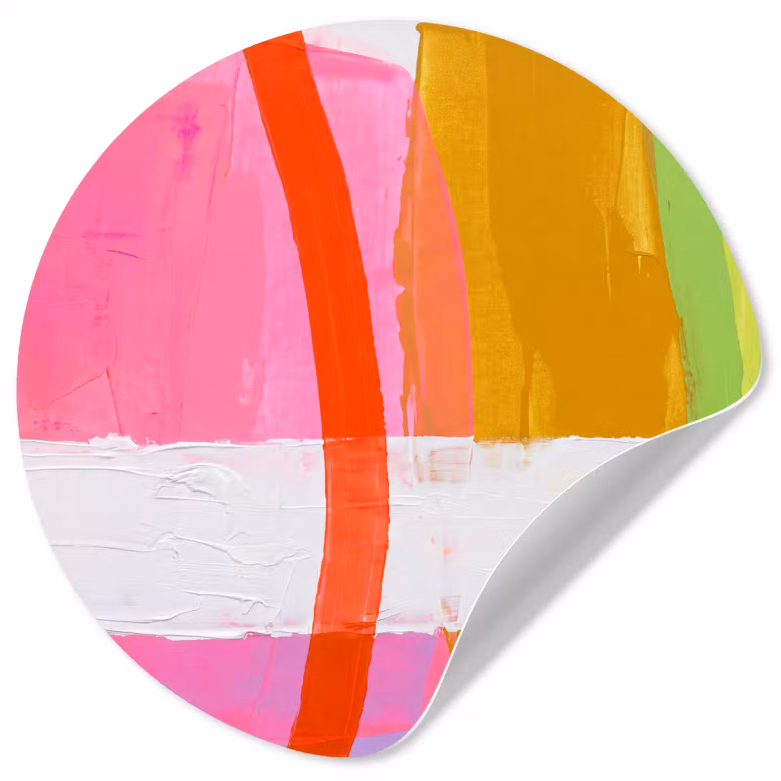 Behangcirkel - Abstract - Kleurrijk - Vormen - Modern - Kunst — 1