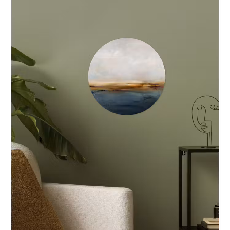 Behangcirkel - Abstract - Horizon - Water - Modern - Beige — 3