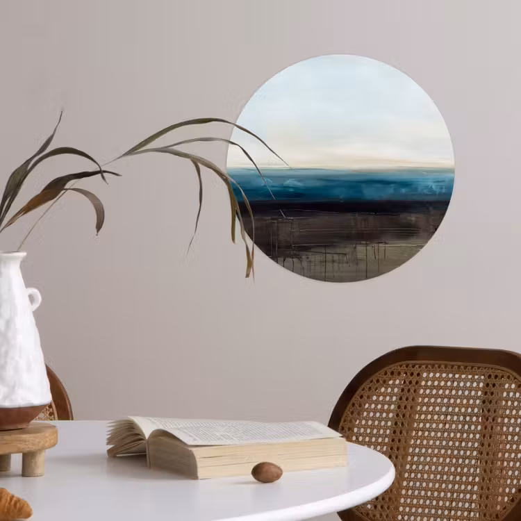 Behangcirkel - Abstract - Landschap - Horizon - Blauw - Modern — 4