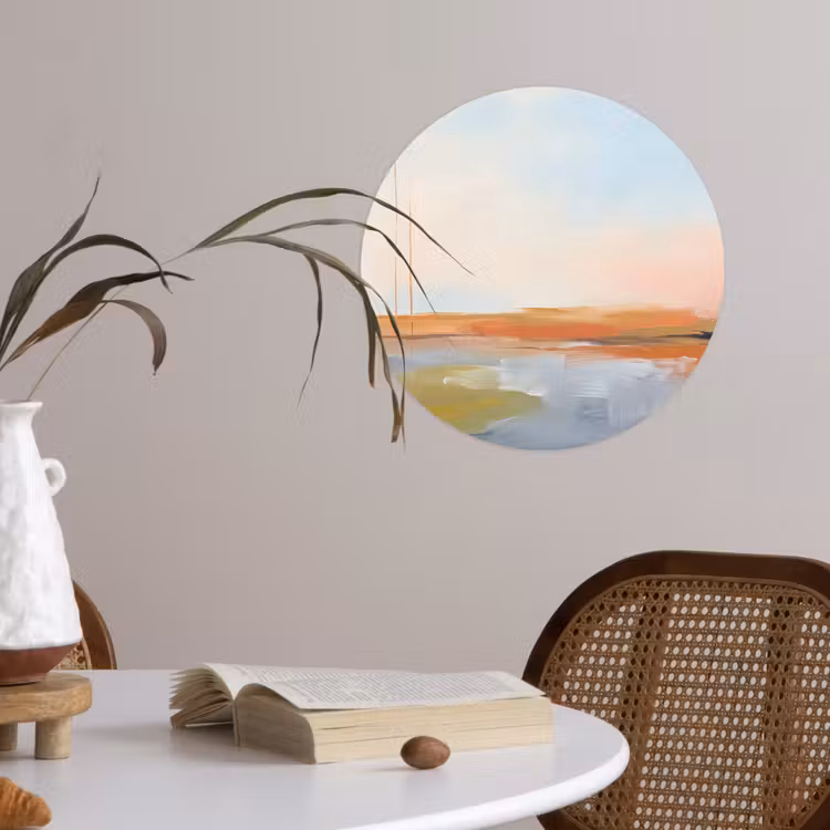 Behangcirkel - Abstract - Landschap - Horizon - Modern - Kleurrijk — 4