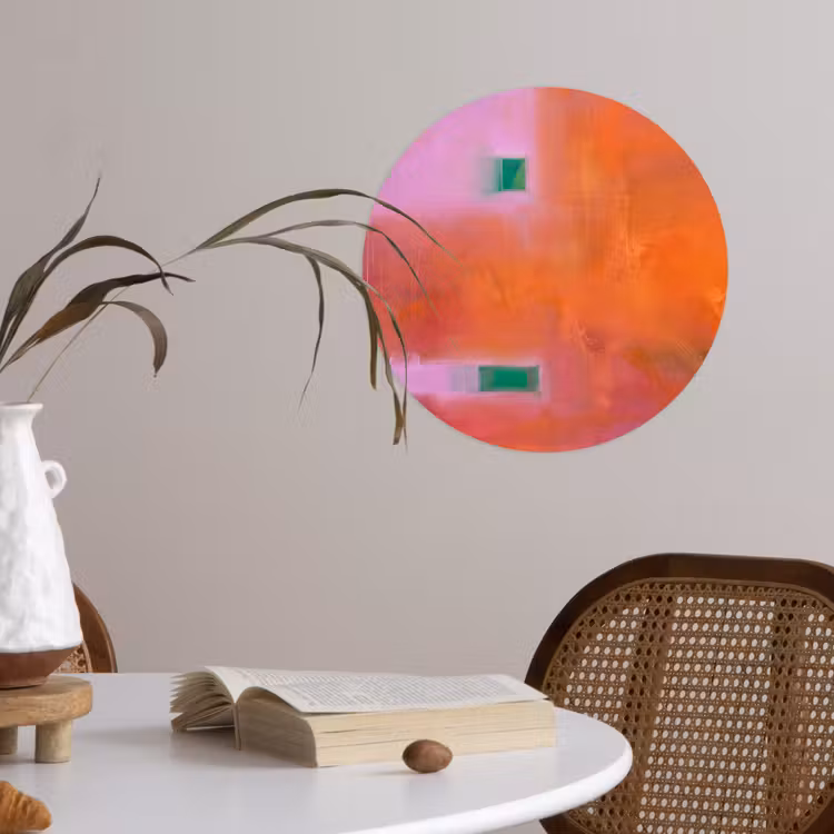 Behangcirkel - Abstract - Vlakken - Kunst - Modern - Oranje — 4